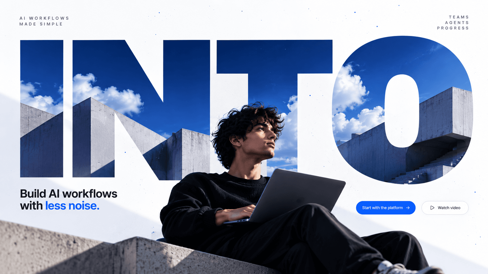 AI Template homepage built with Kivi UI