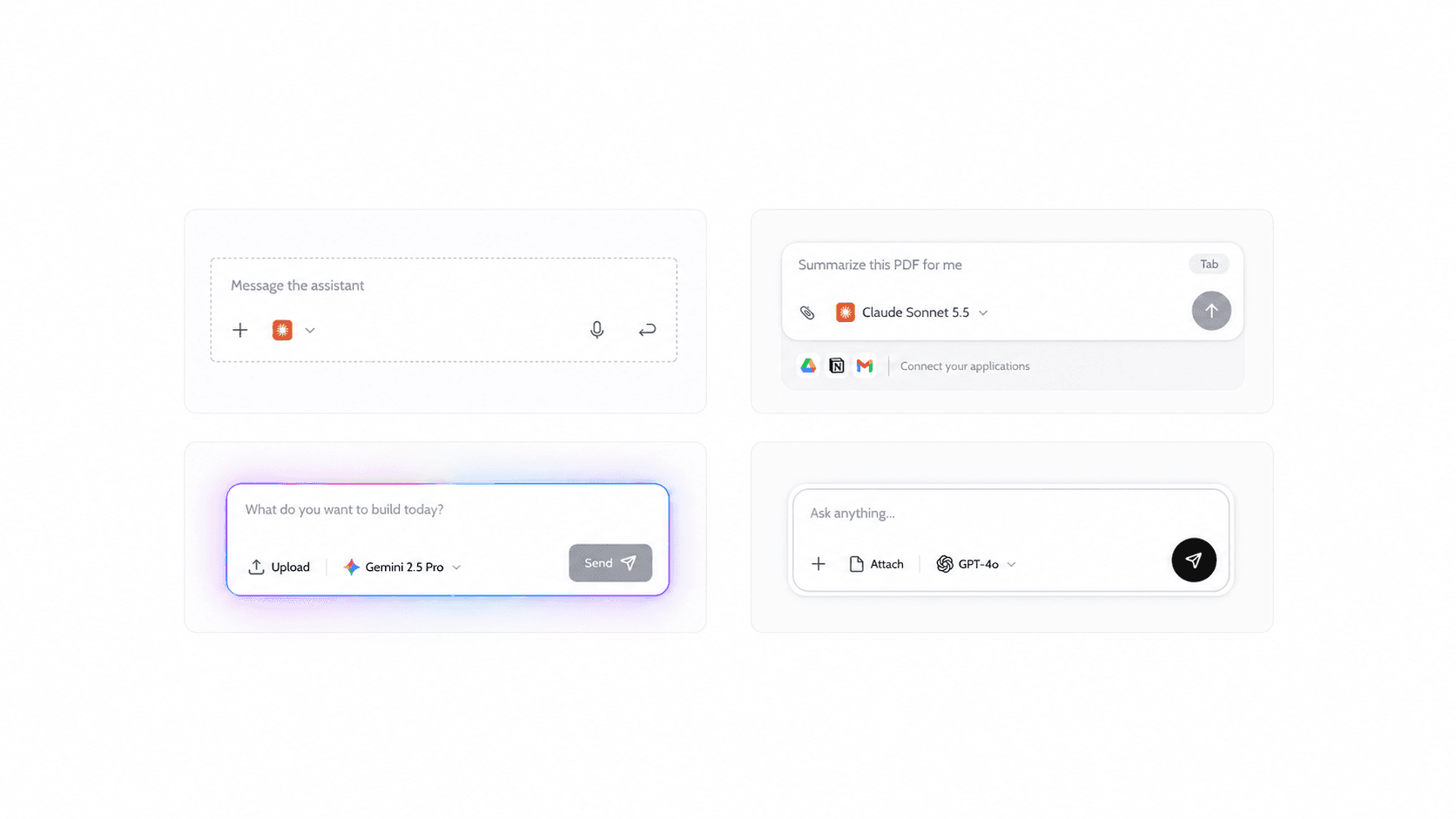 AI Input Blocks preview